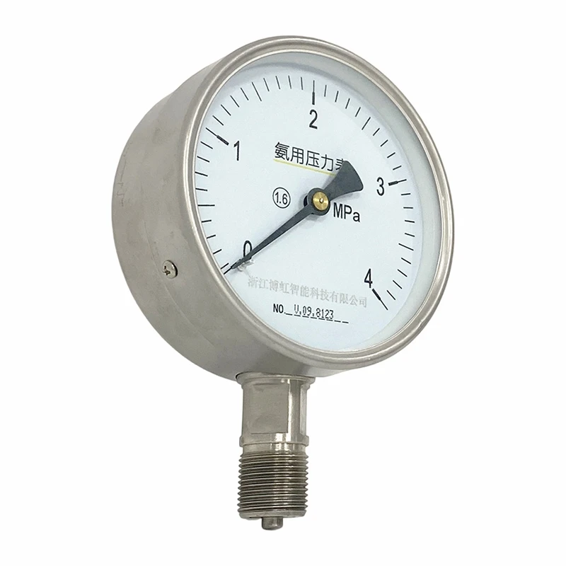 100mm Stainless Steel  Ammonia Pressure Gauge (2)