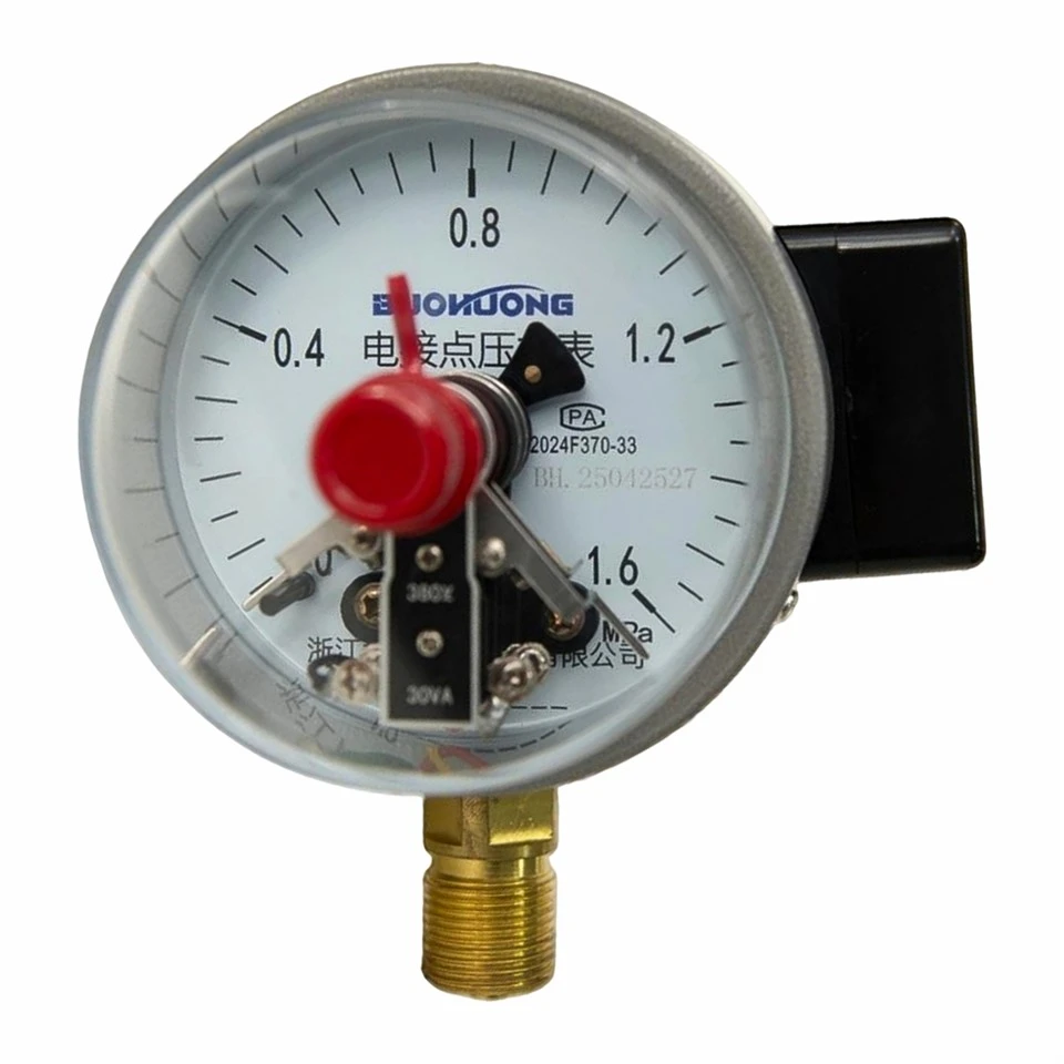 ハンマーペイント100mm電気接触圧力計